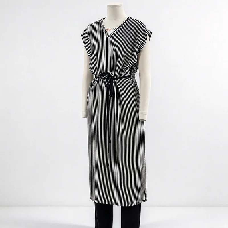 Striped Midi Dress